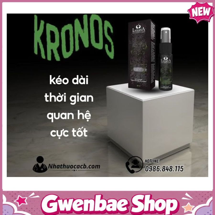 Chai Xịt Kronos Bí Quyết Để Làm Chủ Mọi Cuộc Yêu Cùng Nàng Gwenshop Chính Hãng Hàng Nhập Khẩu