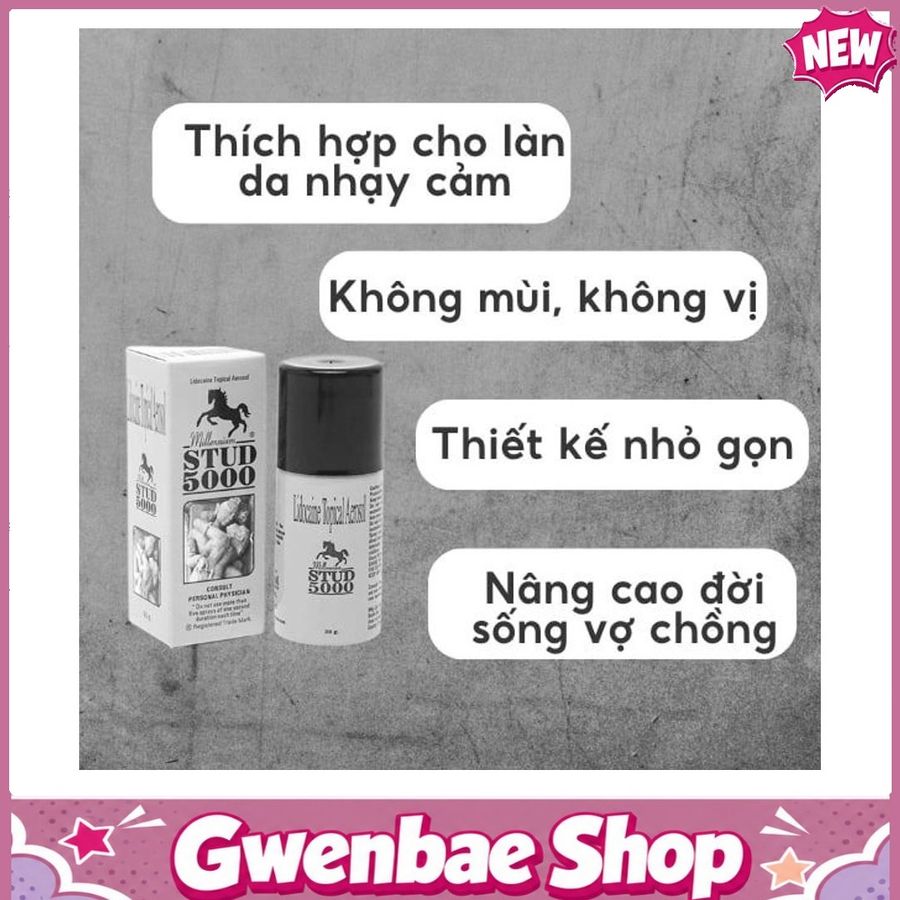 Chai Xịt Stud 5000 Giúp Phái Mạnh Kéo Dài Cuộc Yêu Gwenshop Chính Hãng Bản Tiêu Chuẩn