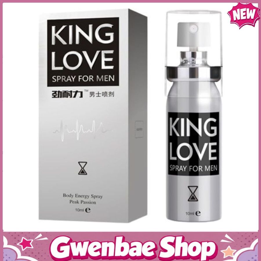 Chai Xịt Tăng Cường Sinh Lý King Love Dành Cho Nam Giới Gwenshop Chính Hãng