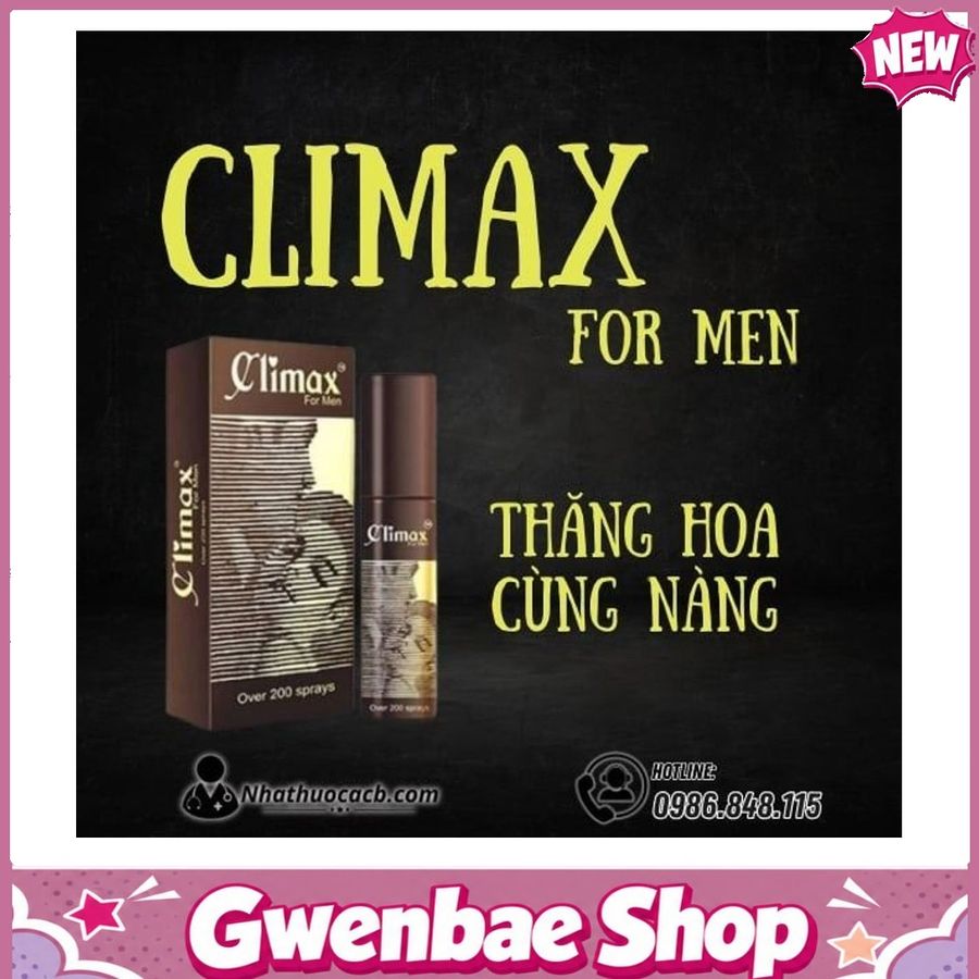 Climax Bí Quyết Giúp Phái Mạnh Lấy Lại Bản Lĩnh Và Phong Độ Đỉnh Cao Gwenshop Chính Hãng Hàng Nhập Khẩu