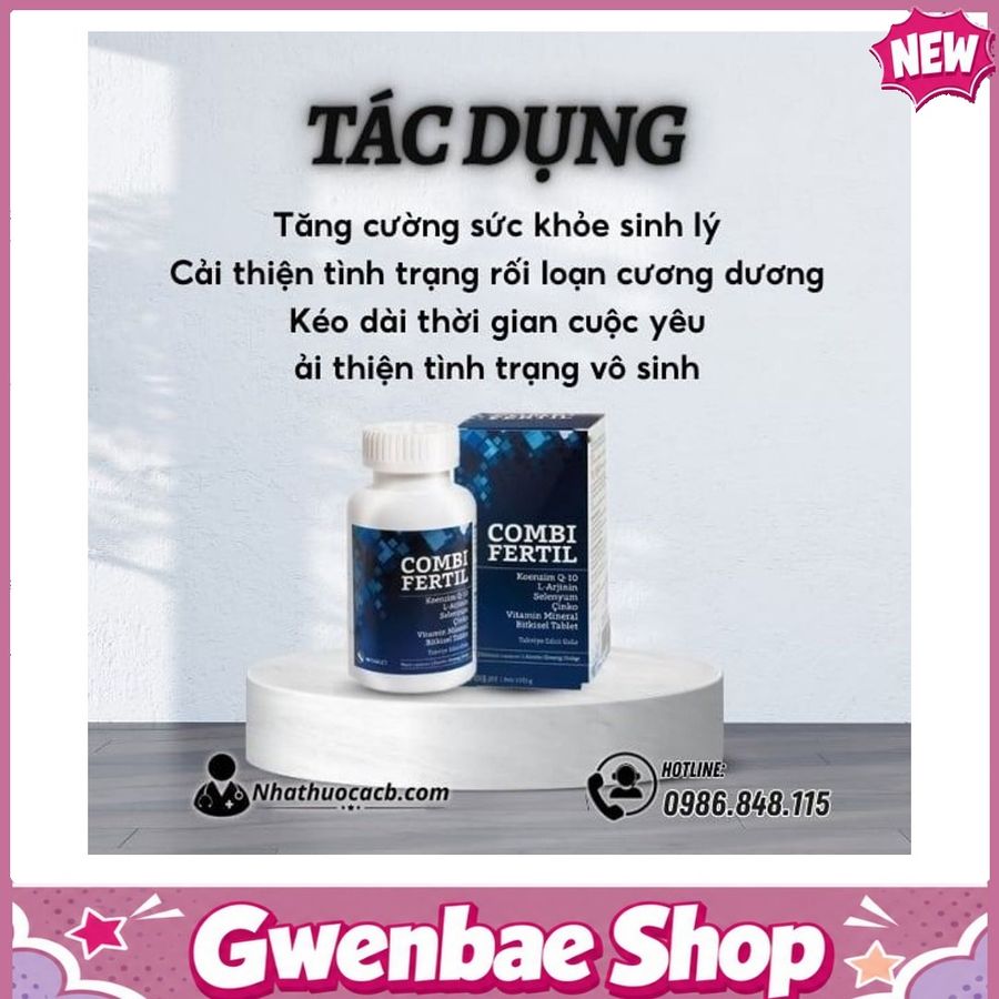 Combi Fertil Bí Quyết Lấy Lại Phong Độ Sinh Lý Nam Giới Gwenshop Chính Hãng Bản Tiêu Chuẩn