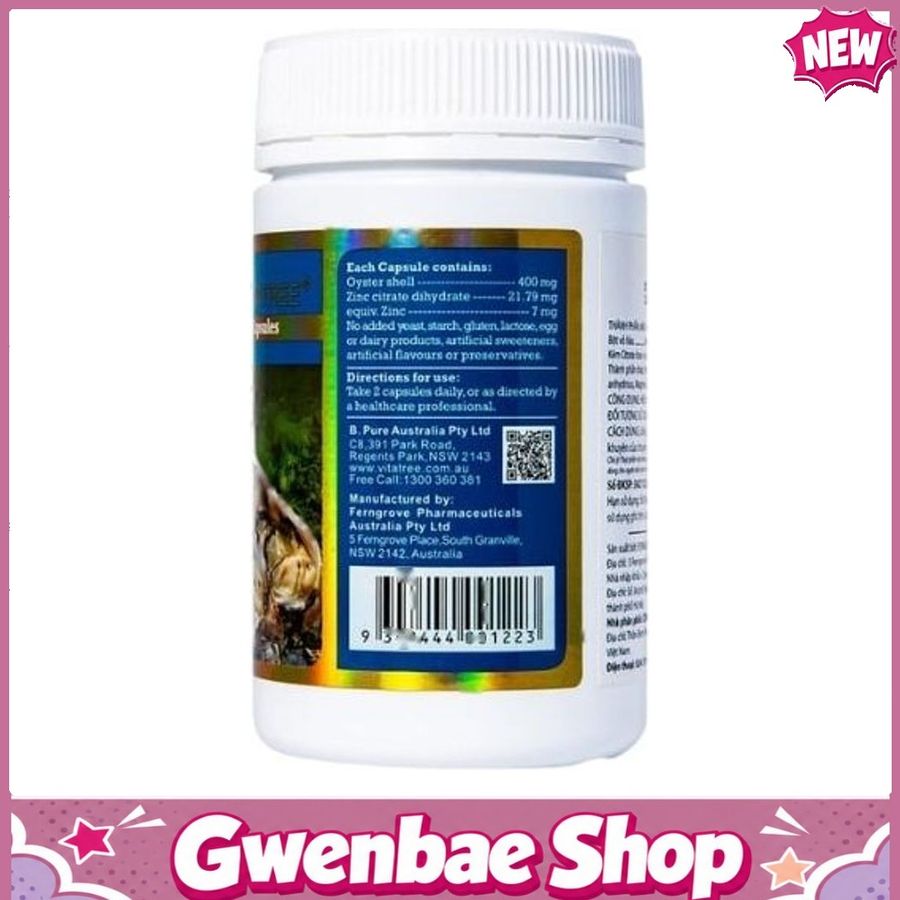 Đàn Ông Hiện Đại Vững Phong Độ Với Oyster Extract Vitatree Gwenshop Chính Hãng Mẫu Mới