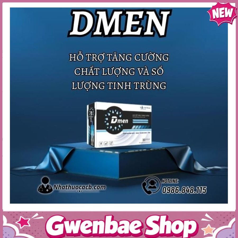 Dmen Giúp Hỗ Trợ Tăng Cường Sức Khỏe Sinh Lý Nam Giới Gwenshop Chính Hãng Hàng Nhập Khẩu