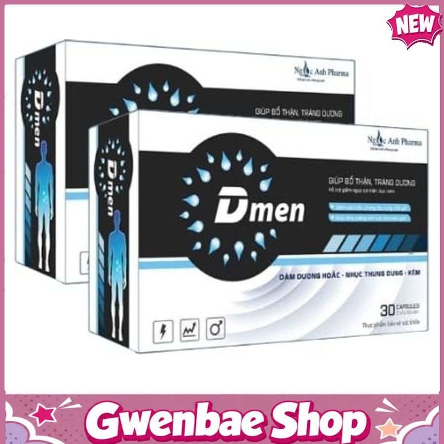 Dmen Giúp Hỗ Trợ Tăng Cường Sức Khỏe Sinh Lý Nam Giới Gwenshop Chính Hãng Mẫu Mới