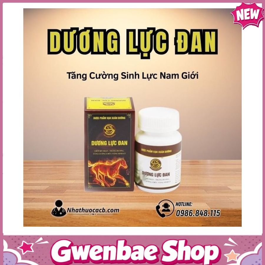 DƯƠNG LỰC ĐAN Bí Quyết Khơi Dậy Bản Lĩnh Phái Mạnh Gwenshop Chính Hãng Hàng Nhập Khẩu