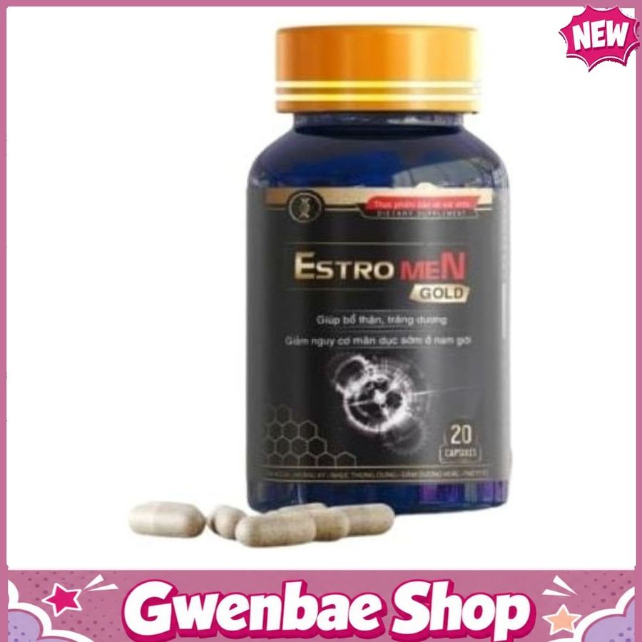 Estromen Gold Viên Uống Hỗ Trợ Tăng Cường Sinh Lý Nam Gwenshop Chính Hãng Hàng Nhập Khẩu