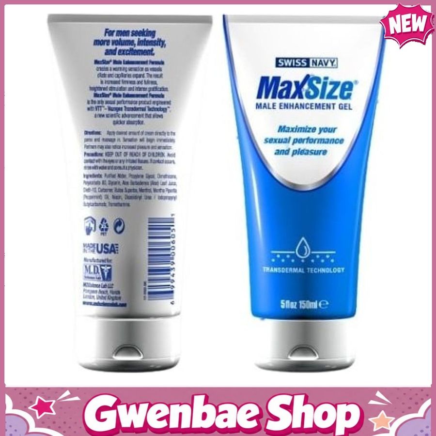 Gel Max Size USA Chống Xuất Sớm, Cải Thiện Sinh Lý Nam Giới Gwenshop Chính Hãng Mẫu Mới