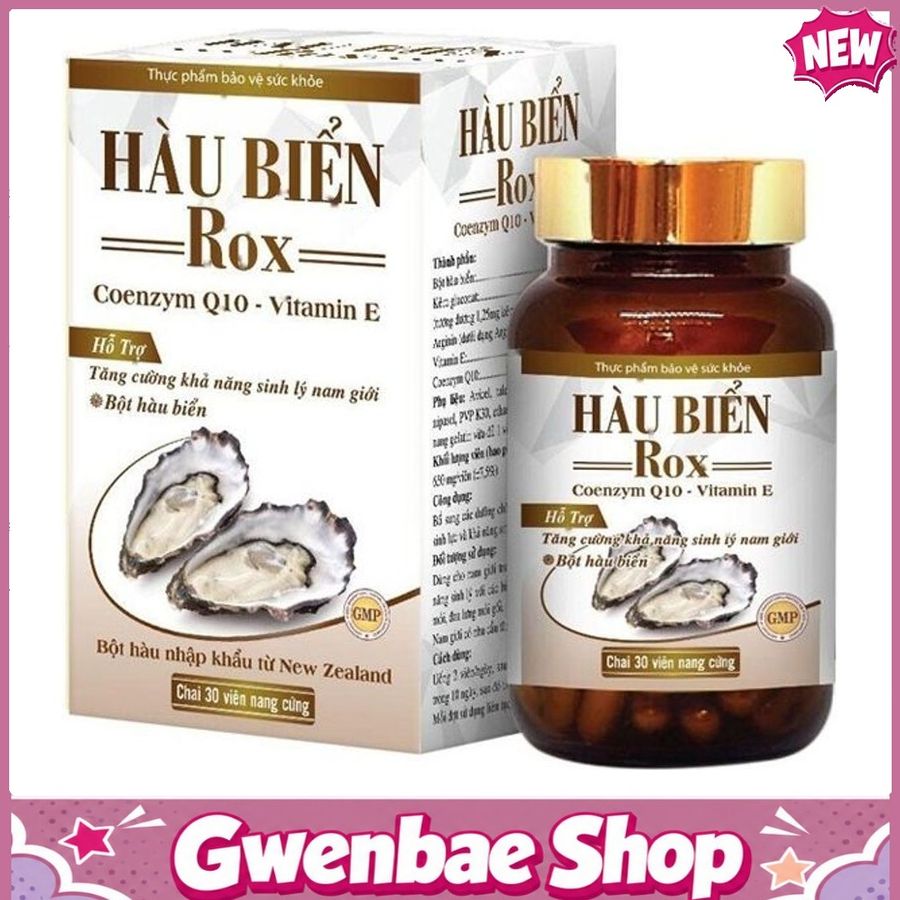 Hàu Biển Rox Hỗ Trợ Tăng Cường Sinh Lý Nam Gwenshop Chính Hãng