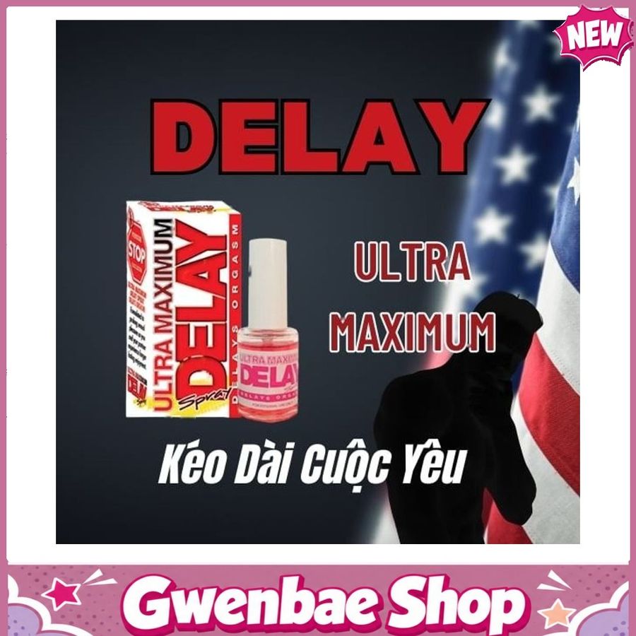 Kéo Dài Cuộc Yêu Cùng Ultra Maximum Delay Spray Gwenshop Chính Hãng Hàng Nhập Khẩu