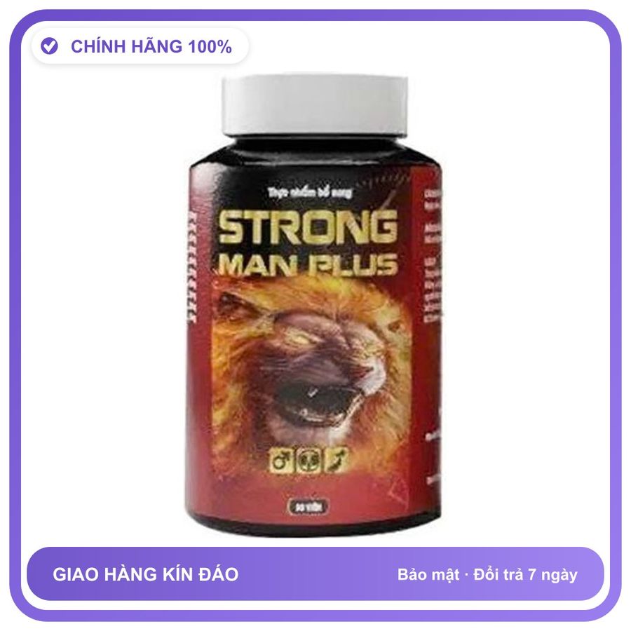 Strong Man Plus - Viên Uống Cải Thiện Sinh Lý Nam (Hộp 30 Viên) Snapshop Chính Hãng Hàng Nhập Khẩu