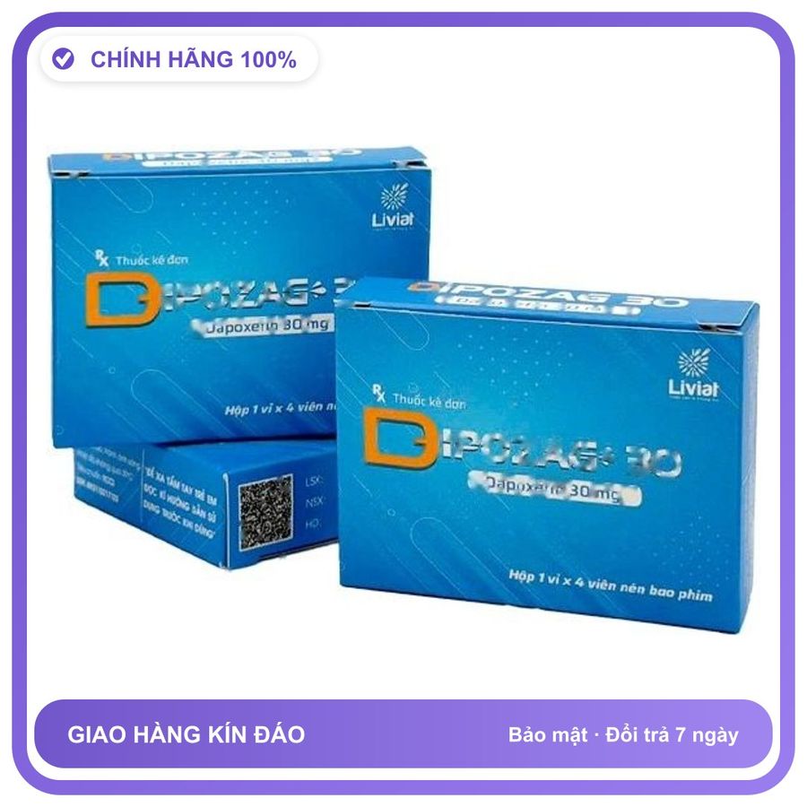 Dipozag 30 - Hỗ Trợ Kéo Dài Thời Gian Quan Hệ (Hộp 4 Viên) Snapshop Chính Hãng Hàng Nhập Khẩu
