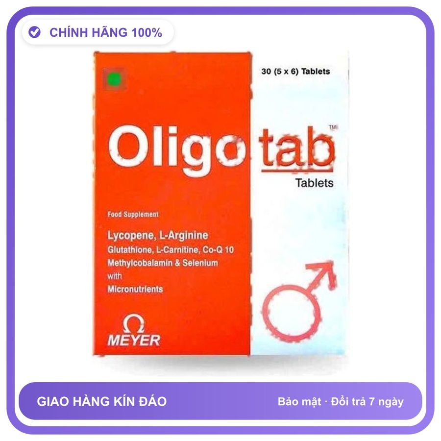 Oligotab Tablets - Dành Cho Nam Giới Trưởng Thành Đang Có Kế Hoạch Sinh Con (Hộp 30 Viên) Snapshop Chính Hãng