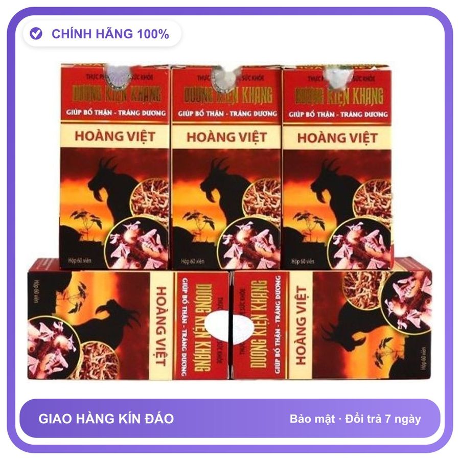 Dương Kiện Khang Hoàng Việt - Hỗ Trợ Mạnh Gân Cốt (Hộp 60 Viên) Snapshop Chính Hãng Mẫu Mới