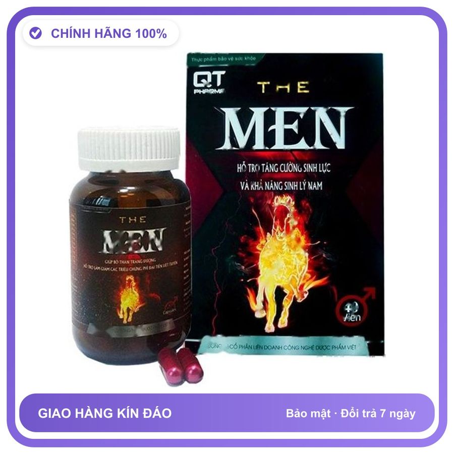 Viên Uống The Men - Hỗ Trợ Giảm Nguy Cơ Mãn Dục Sớm Ở Nam Giới (Hộp 40 Viên) Snapshop Chính Hãng