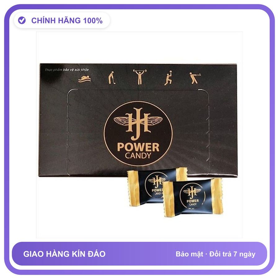 Power Candy - Kẹo Giúp Tăng Cường Sinh Lực Phái Mạnh (Hộp 20 Viên) Snapshop Chính Hãng