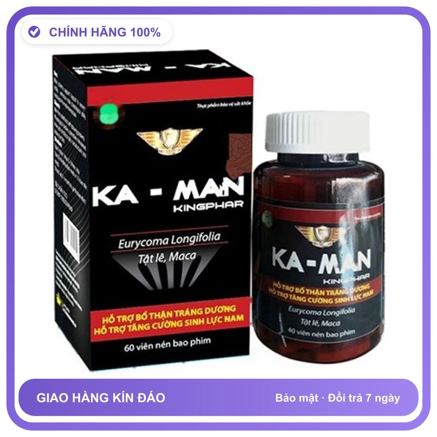 Ka-Man Kingphar - Hỗ Trợ Cải Thiện Sinh Lý Nam Giới (Hộp 40 Viên) Snapshop Chính Hãng