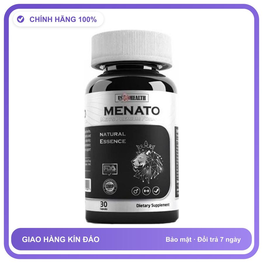 Viên Uống Menato - Hỗ Trợ Tăng Cường Sinh Lực Và Cải Thiện Sinh Lý Nam Snapshop Chính Hãng Hàng Nhập Khẩu