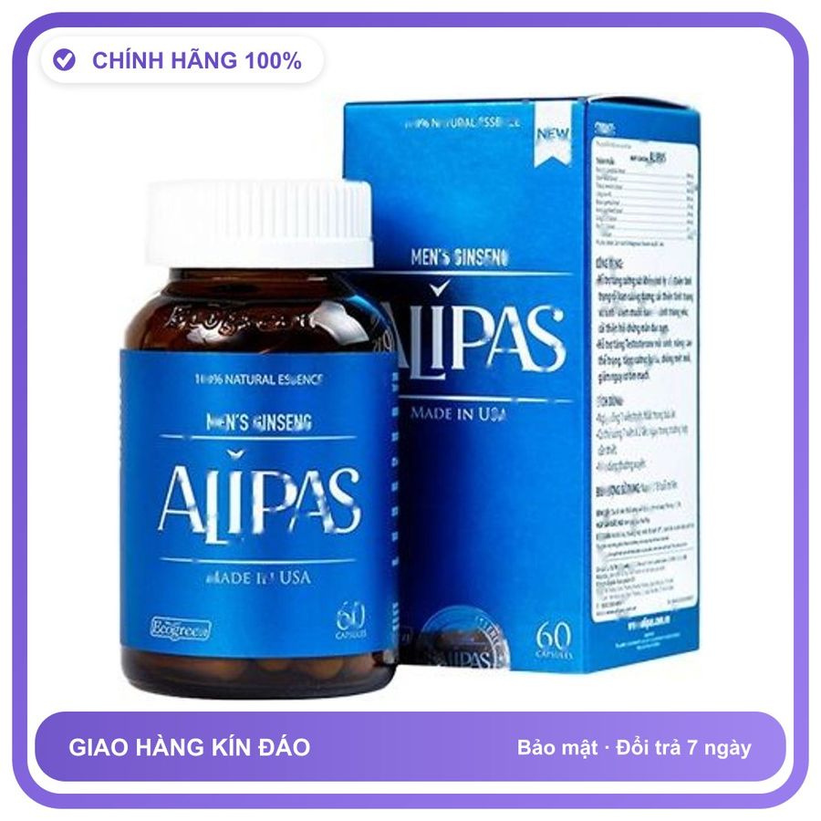 Viên Uống Sâm ALIPAS - Hỗ Trợ Tăng Cường Sinh Lực Phái Mạnh Snapshop Chính Hãng