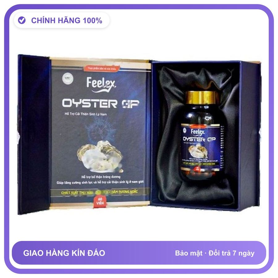 Feelex Oyster GP - Viên Uống Tăng Cường Sinh Lực Nam Giới Snapshop Chính Hãng Hàng Nhập Khẩu