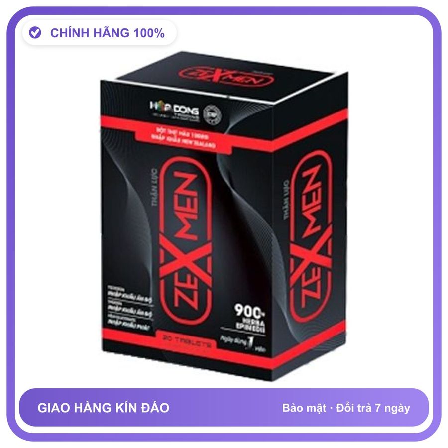 Thận Lực Zex Men - Hỗ Trợ Bổ Thận, Tráng Dương Snapshop Chính Hãng Hàng Nhập Khẩu