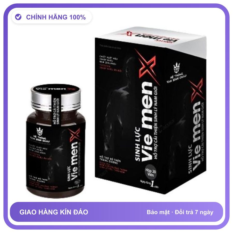 Sinh Lực Vie Men X - Hỗ Trợ Cải Thiện Sinh Lý Nam Giới Snapshop Chính Hãng