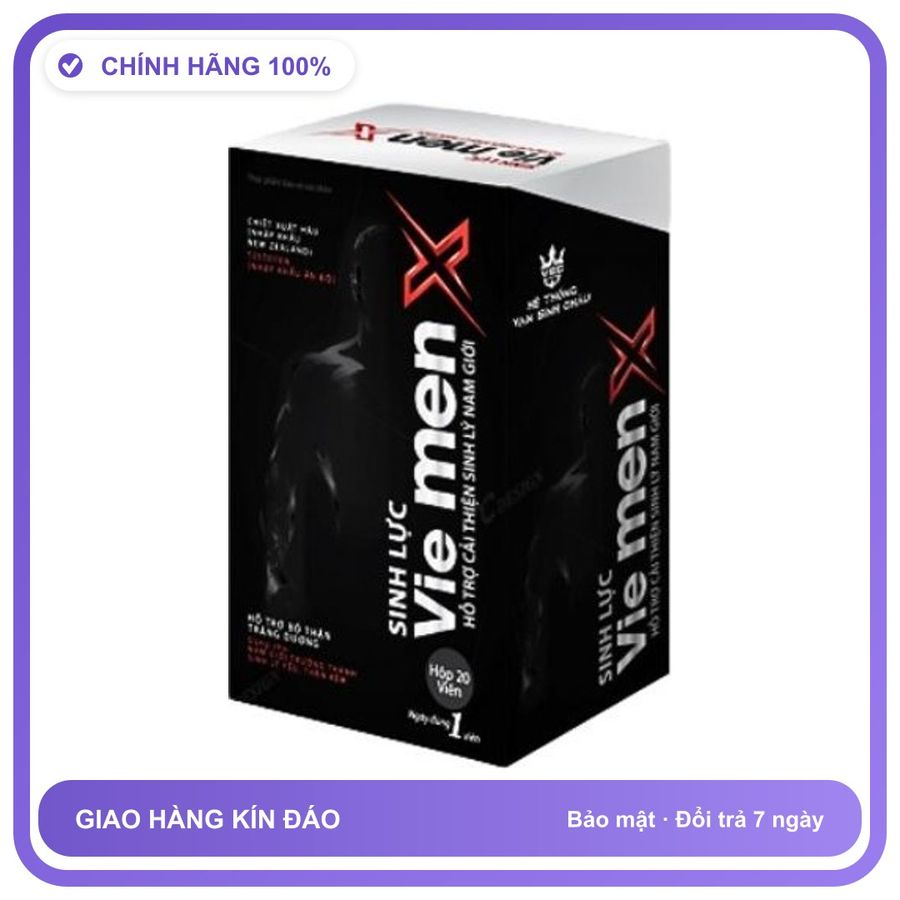 Sinh Lực Vie Men X - Hỗ Trợ Cải Thiện Sinh Lý Nam Giới Snapshop Chính Hãng Hàng Nhập Khẩu