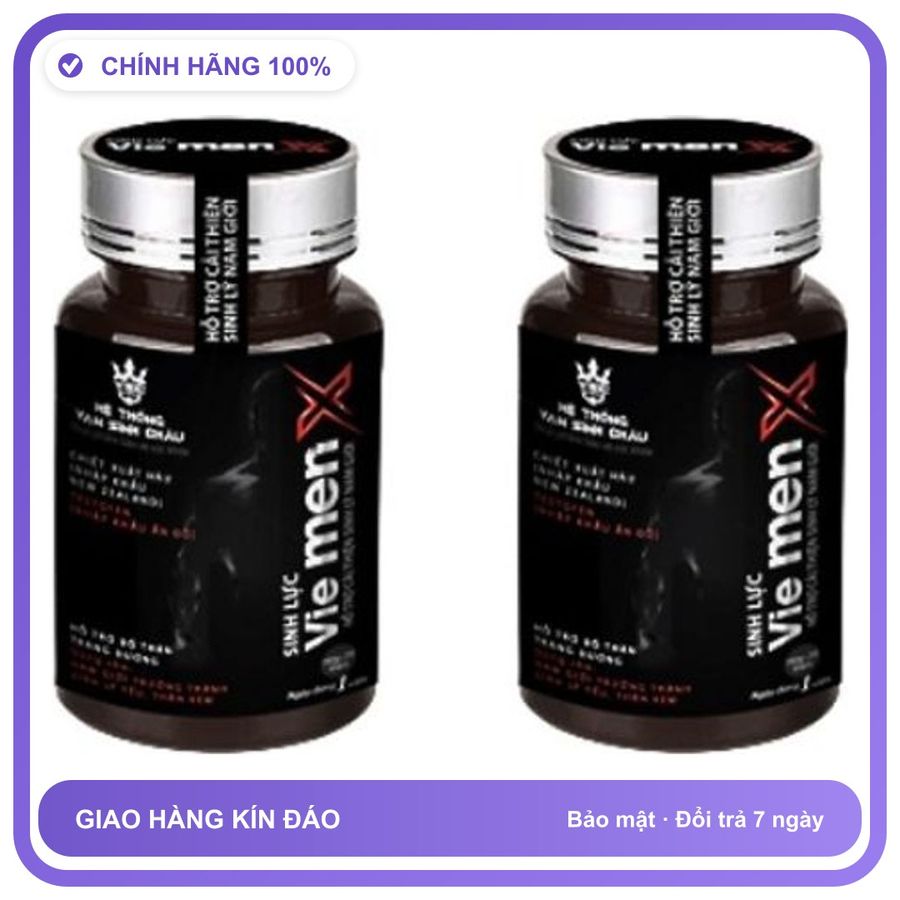 Sinh Lực Vie Men X - Hỗ Trợ Cải Thiện Sinh Lý Nam Giới Snapshop Chính Hãng Mẫu Mới