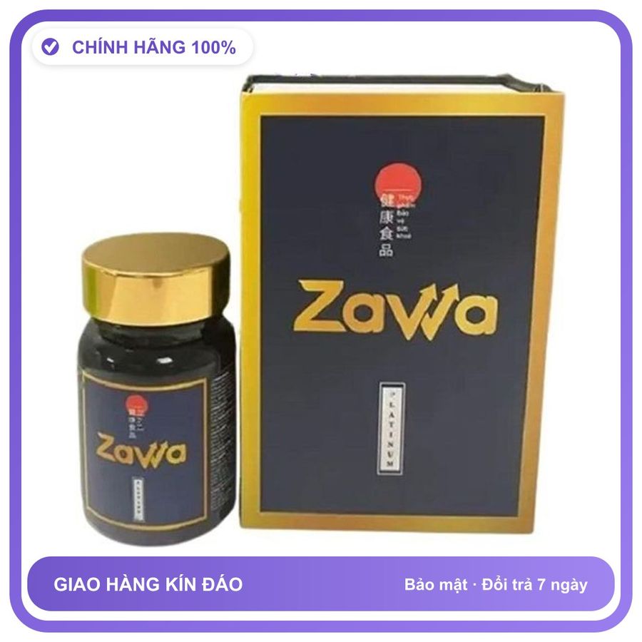 Zawa Platinum - Hỗ Trợ Bổ Thận, Tráng Dương Snapshop Chính Hãng Mẫu Mới