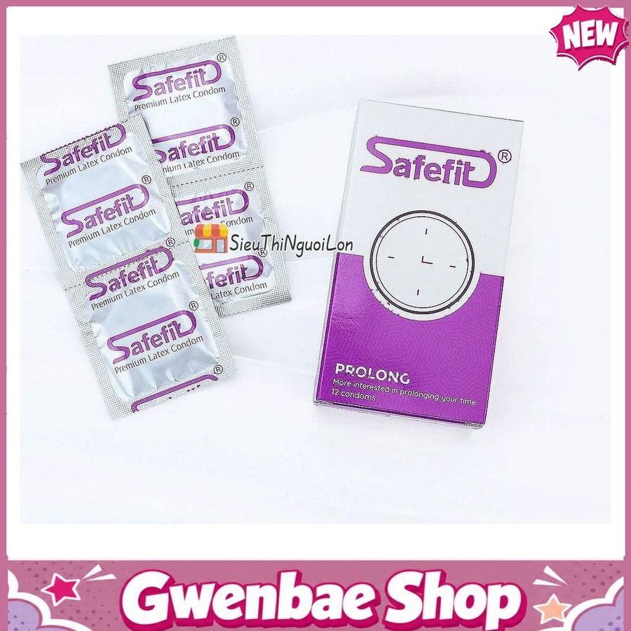 Bao Cao Su SafefitD Prolong Hỗ Trợ Kéo Dài Cuộc Yêu Gwenshop Chính Hãng Mẫu Mới