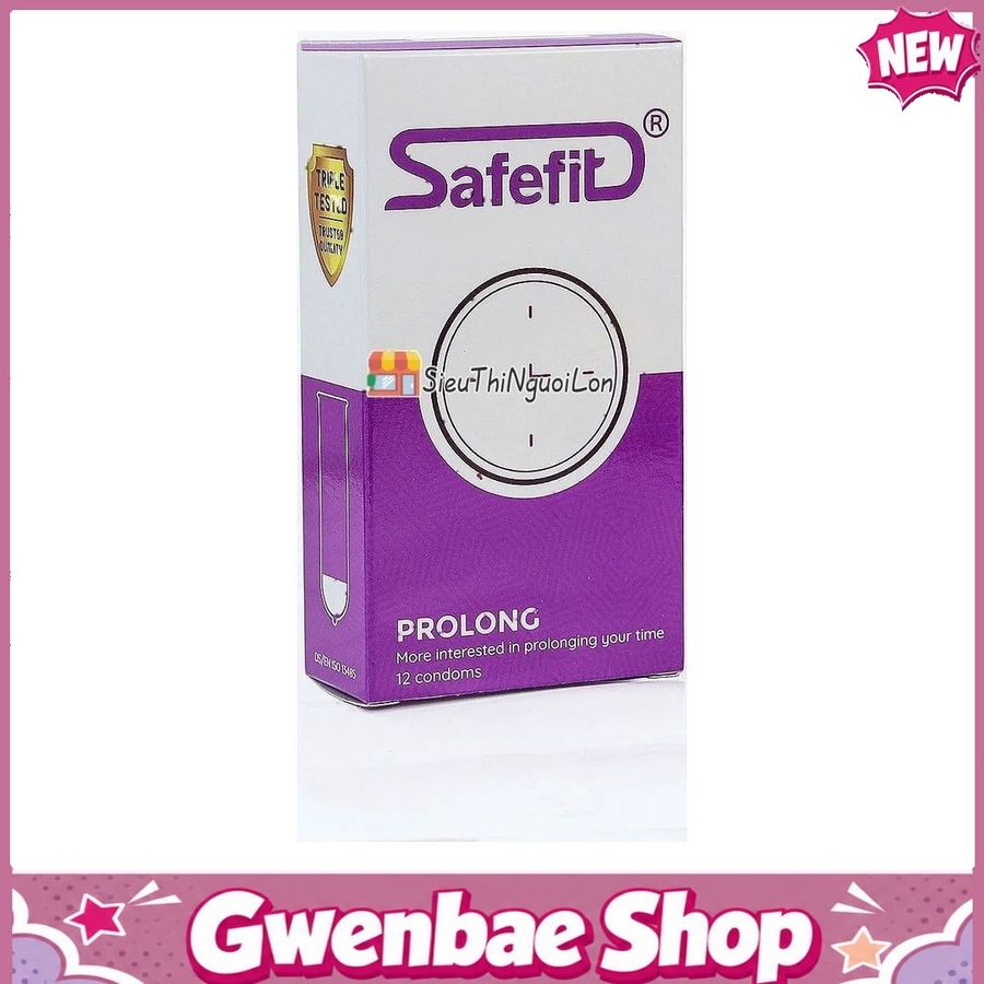 Bao Cao Su SafefitD Prolong Hỗ Trợ Kéo Dài Cuộc Yêu Gwenshop Chính Hãng Mẫu Chuẩn