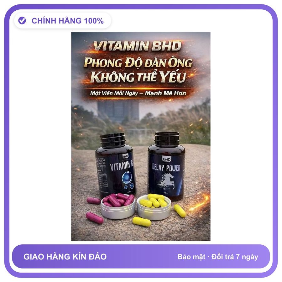 Viên Uống Vitamin BHD - Hỗ Trợ Bổ Thận, Tráng Dương Snapshop Chính Hãng Mẫu Mới