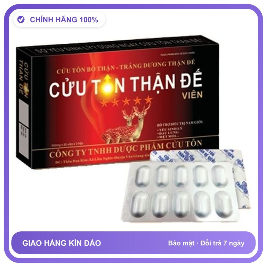 Cửu Tôn Thận Đế - Hỗ Trợ Cải Thiện Sinh Lý Nam Giới Snapshop Chính Hãng