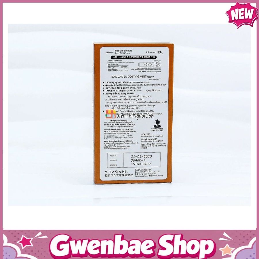 Bao Cao Su Có Gai Sagami Xtreme Feel Up 10 Bao Gwenshop Chính Hãng Hàng Nhập Khẩu