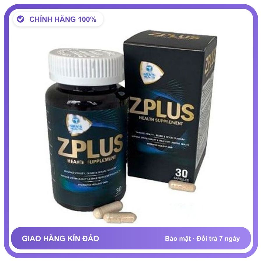 Men’s Health Zplus - Hỗ Trợ Làm Chậm Quá Trình Mãn Dục Nam Snapshop Chính Hãng