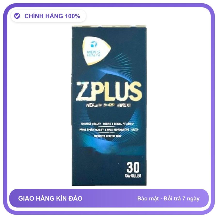 Men’s Health Zplus - Hỗ Trợ Làm Chậm Quá Trình Mãn Dục Nam Snapshop Chính Hãng Hàng Nhập Khẩu