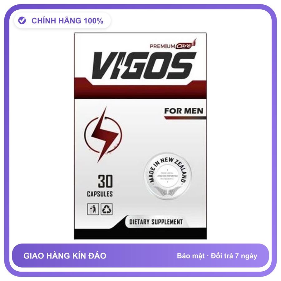 Vigos - Hỗ Trợ Tăng Cường Sinh Lý Nam Giới Snapshop Chính Hãng Hàng Nhập Khẩu