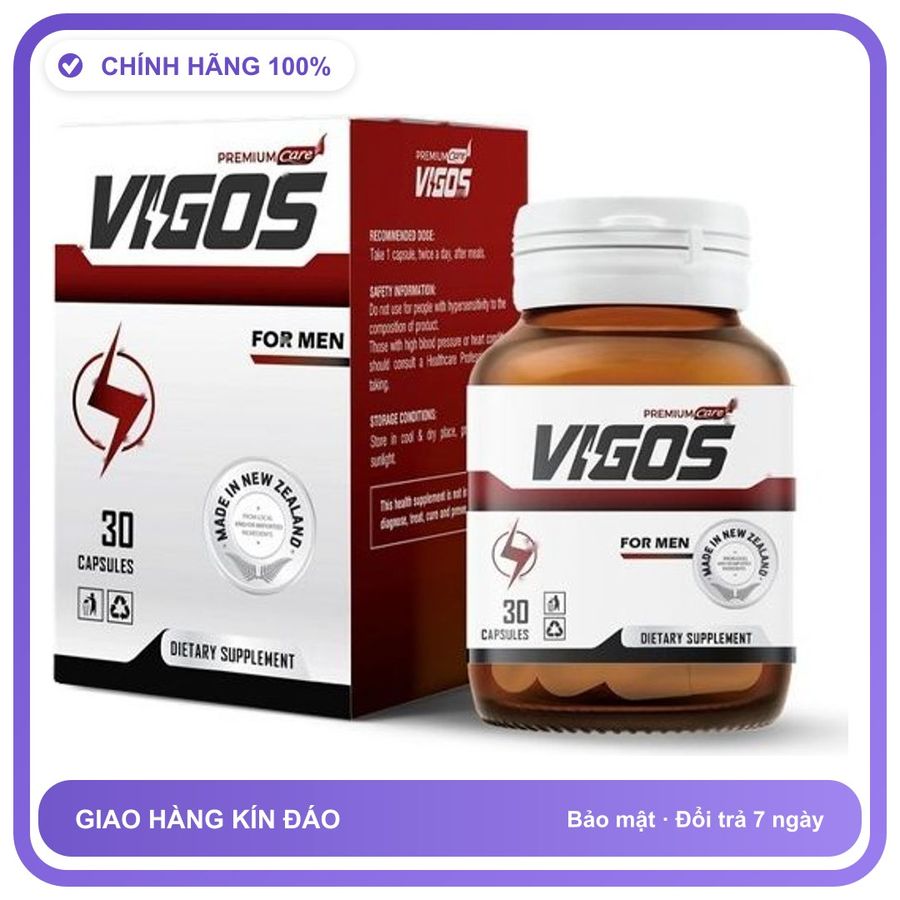 Vigos - Hỗ Trợ Tăng Cường Sinh Lý Nam Giới Snapshop Chính Hãng Mẫu Mới