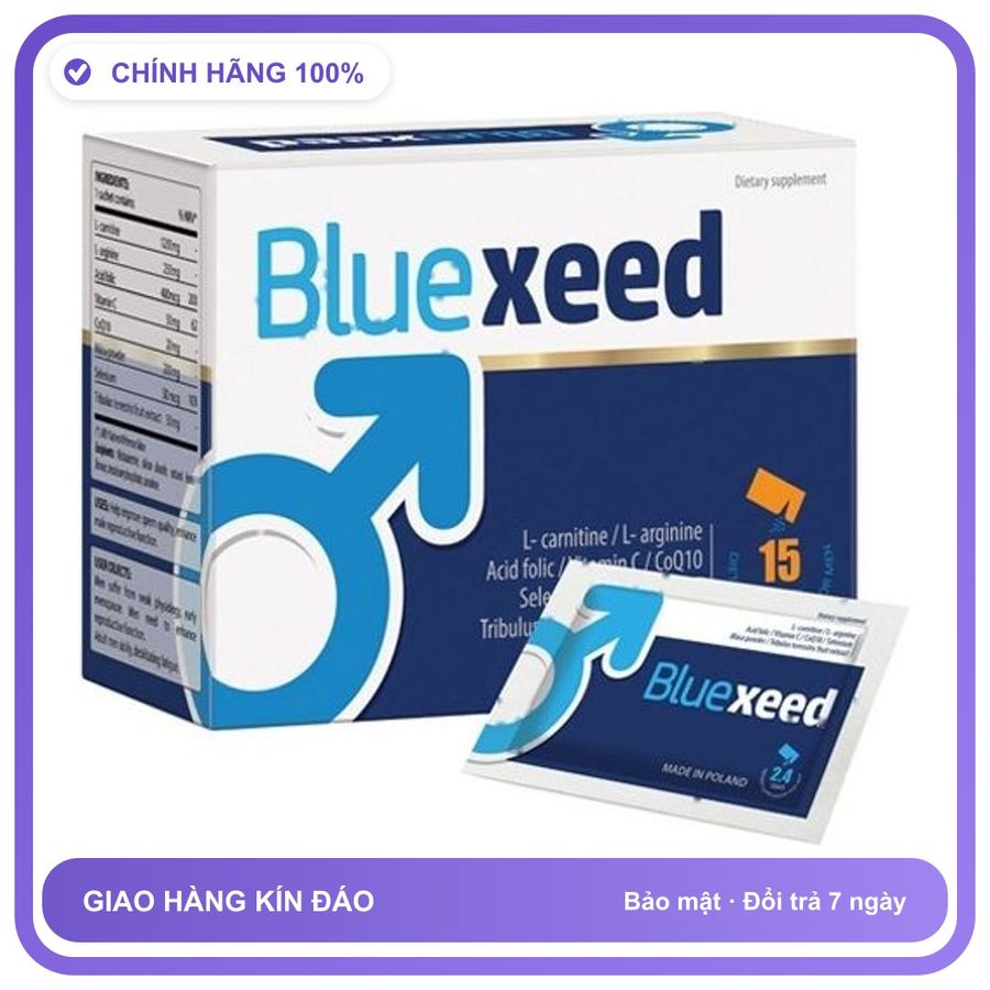 Bluexeed - Hỗ Trợ Sức Khỏe Cho Nam Giới Có Dự Định Sinh Con Snapshop Chính Hãng Hàng Nhập Khẩu