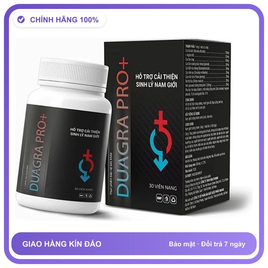 Duagra Pro - Hỗ Trợ Cải Thiện Sinh Lý Nam Giới Snapshop Chính Hãng