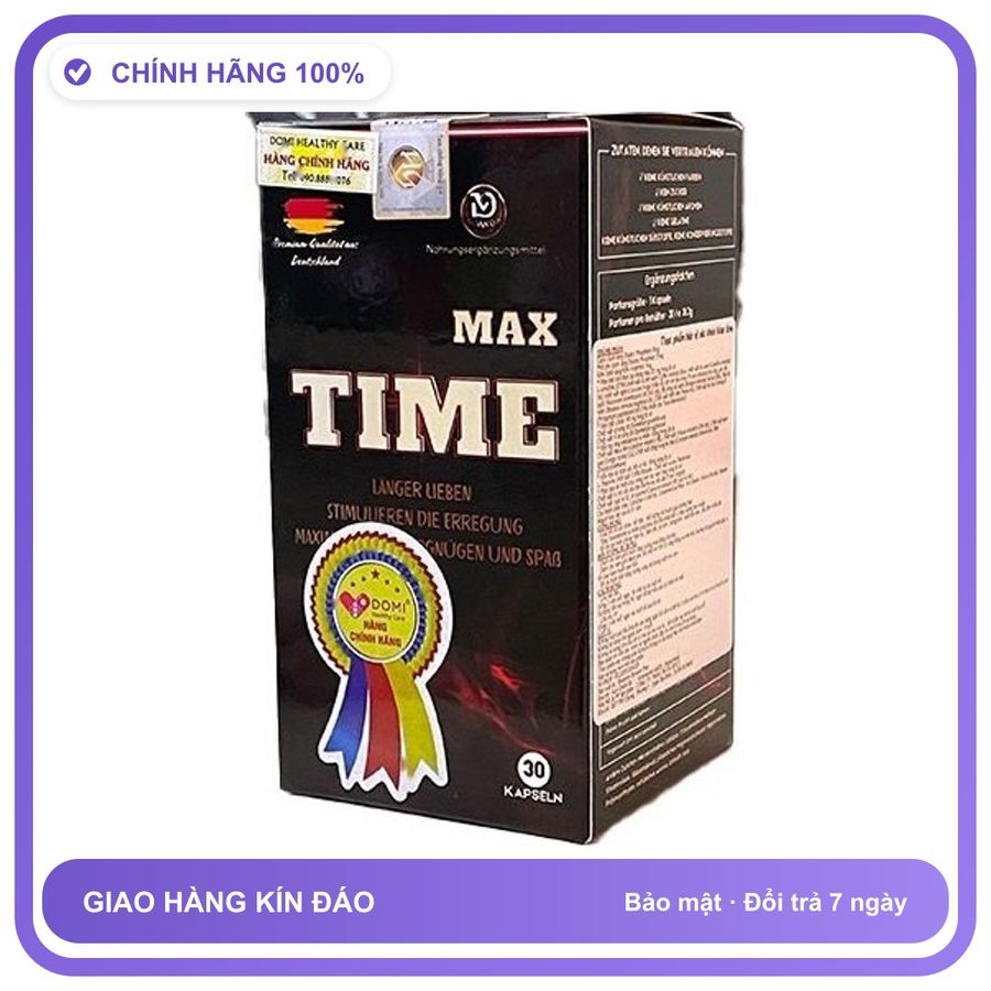 Max Time - Bồi Dưỡng Khí Huyết Giúp Dưỡng Thận Snapshop Chính Hãng Hàng Nhập Khẩu