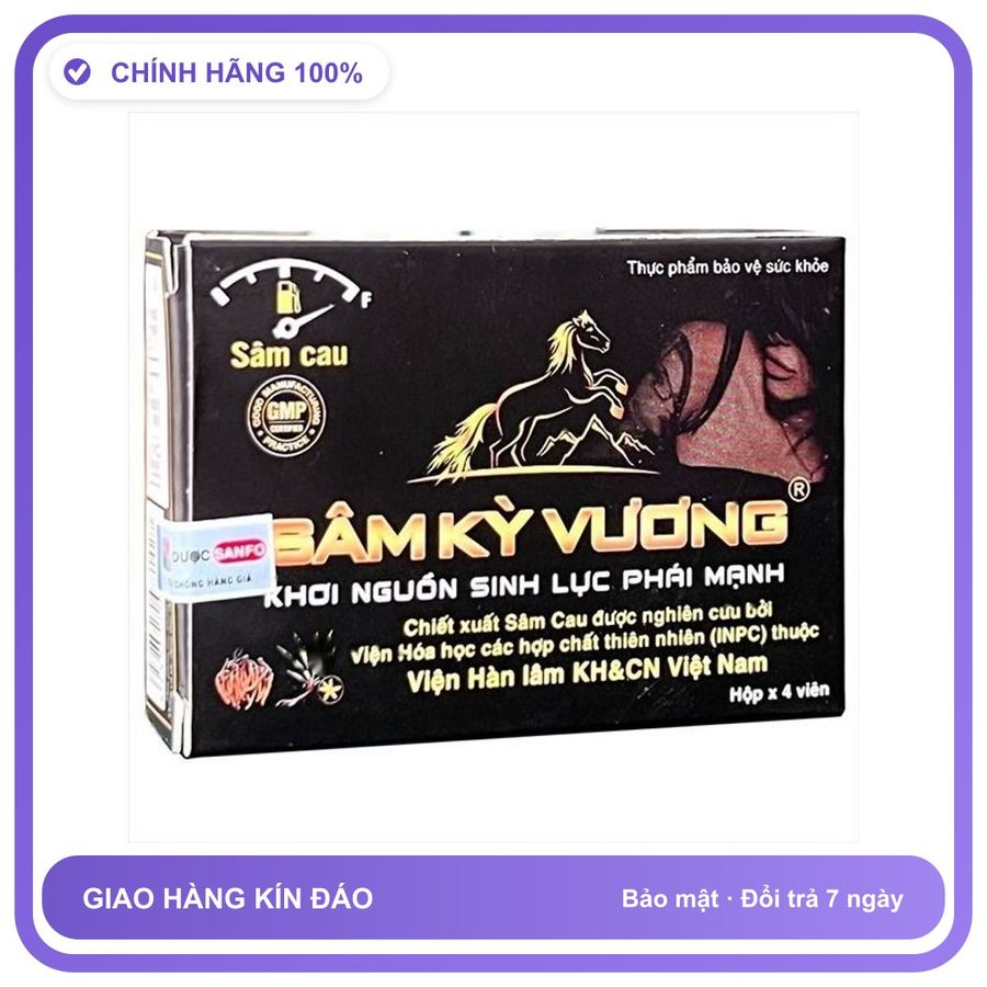 Sâm Kỳ Vương - Khơi Nguồn Sinh Lực Phái Mạnh Snapshop Chính Hãng Hàng Nhập Khẩu