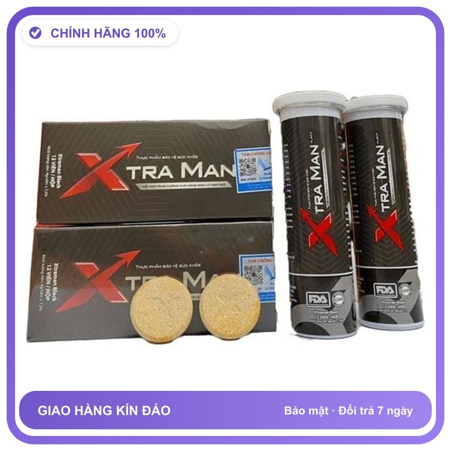 Viên Sủi XtraMan Black - Giúp Cải Thiện Chức Năng Sinh Lý Nam Giới Snapshop Chính Hãng Hàng Nhập Khẩu