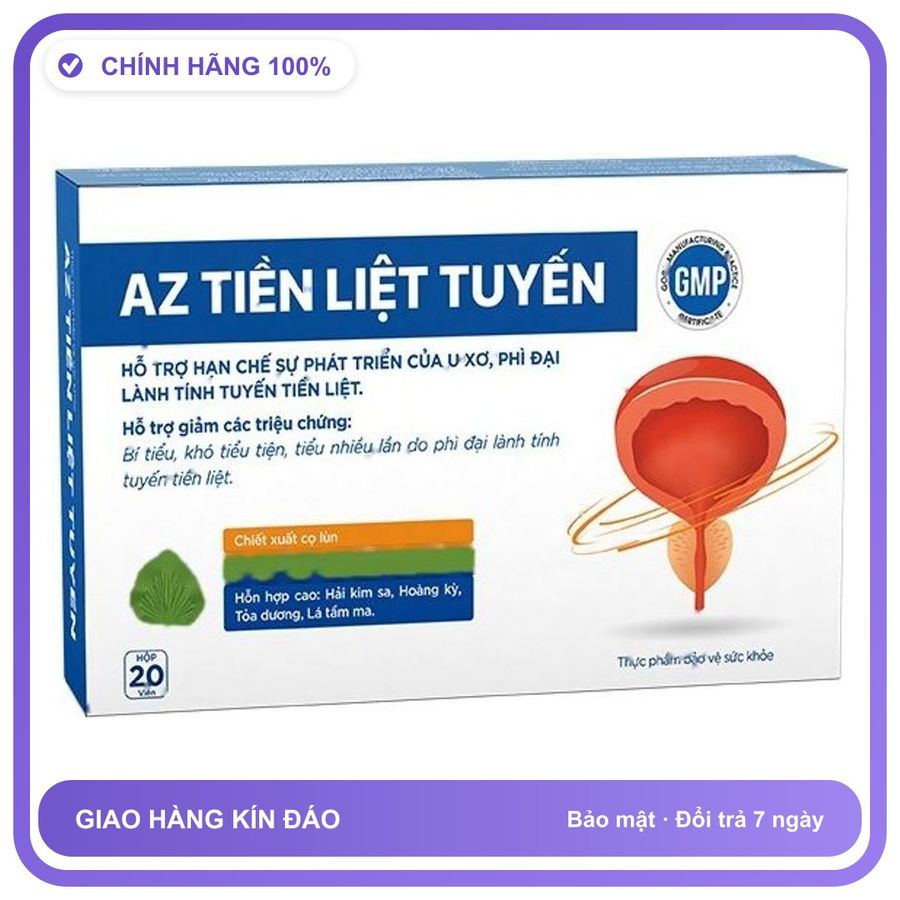 AZ Tiền Liệt Tuyến - HỖ TRỢ HẠN CHẾ SỰ PHÁT TRIỂN CỦA U XƠ, PHÌ ĐẠI LÀNH TÍNH TUYẾN TIỀN LIỆT Snapshop Chính Hãng