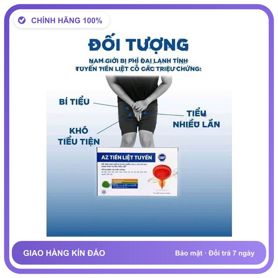 AZ Tiền Liệt Tuyến - HỖ TRỢ HẠN CHẾ SỰ PHÁT TRIỂN CỦA U XƠ, PHÌ ĐẠI LÀNH TÍNH TUYẾN TIỀN LIỆT Snapshop Chính Hãng Hàng Nhập Khẩu