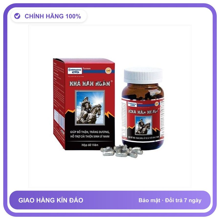 KHẢ HÃN HOÀN - Hỗ Trợ Cải Thiện Sinh Lý Nam Snapshop Chính Hãng