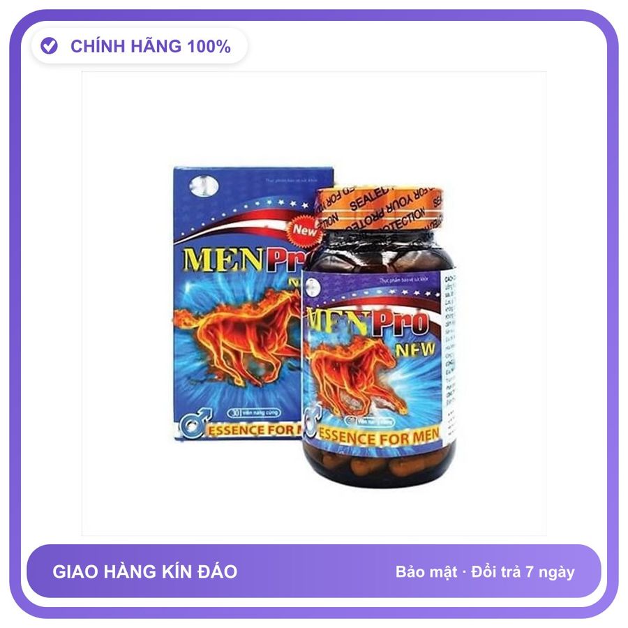 MENPro NEW - Giúp Tăng Cường Sinh Lực Và Sinh Lý Nam Snapshop Chính Hãng
