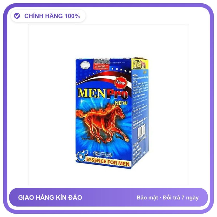 MENPro NEW - Giúp Tăng Cường Sinh Lực Và Sinh Lý Nam Snapshop Chính Hãng Mẫu Mới