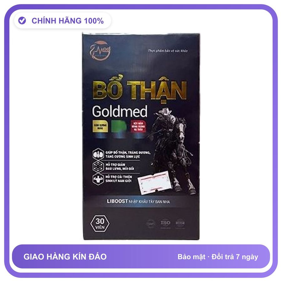 Bổ Thận Goldmed - Giúp Bổ Thận, Tráng Dương, Tăng Cường Sinh Lực Snapshop Chính Hãng