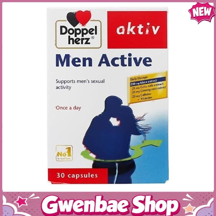 Men Active - Hỗ Trợ Tăng Cường Sức Khỏe Sinh Lý Nam Giới (Hộp 30 Viên) Gwenshop Chính Hãng