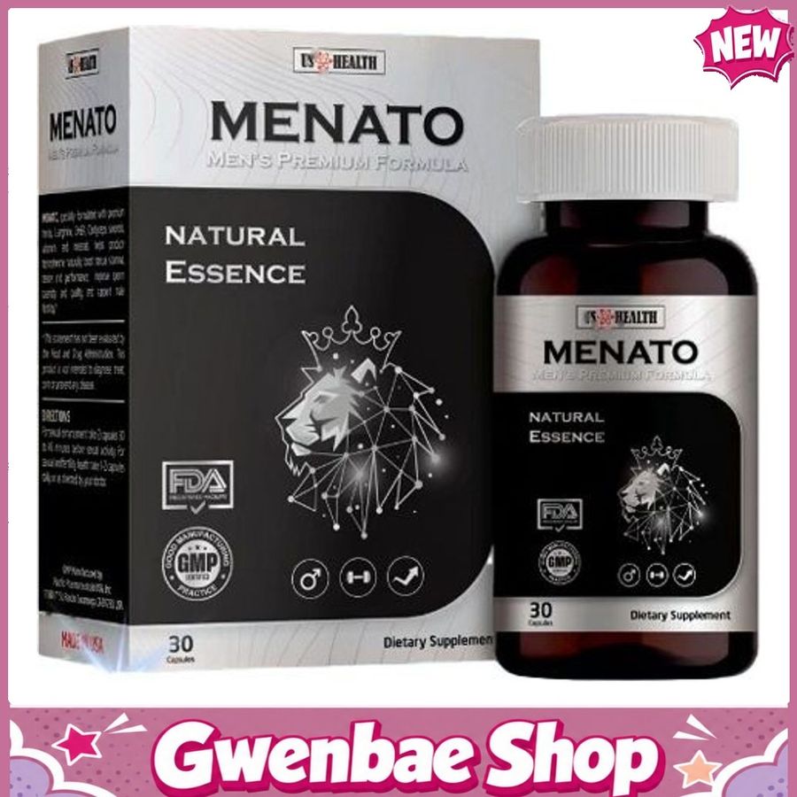 Viên Uống Menato - Hỗ Trợ Tăng Cường Sinh Lực Và Cải Thiện Sinh Lý Nam Gwenshop Chính Hãng